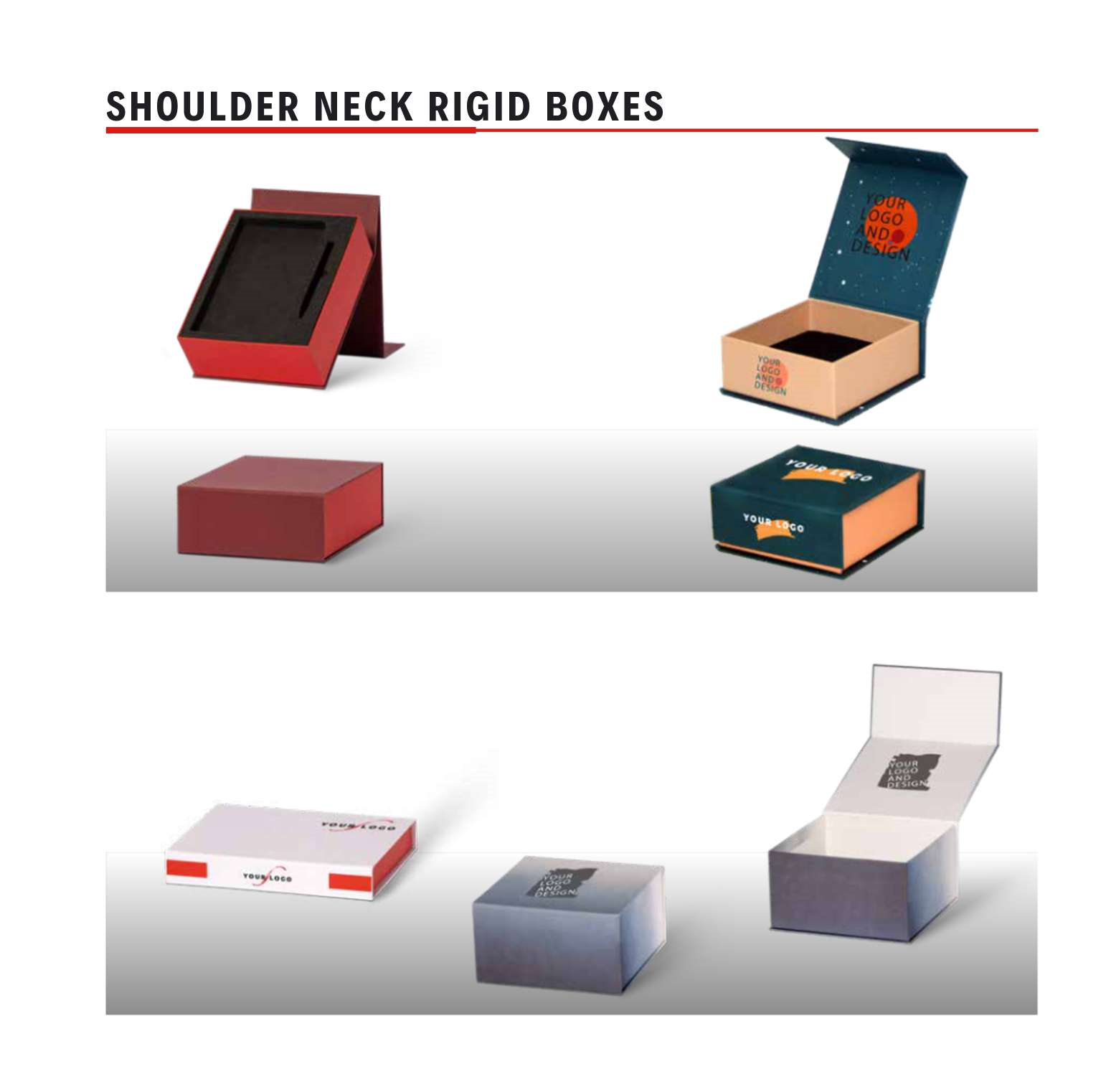 sholder neck rigid boxes